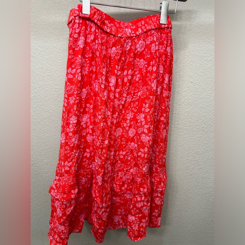 Talbots Ruffle Tiered Skirt - Picture 3 of 8